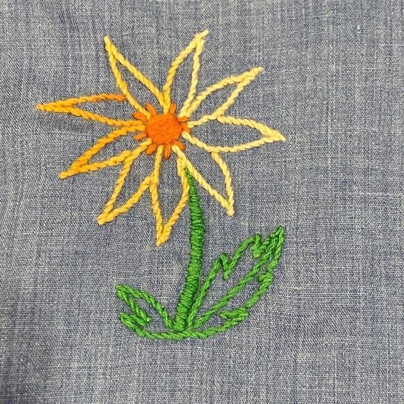 Vintage Kmart Permanent Press Western Cowgirl Embroidered Shirt Girls Size 6 - Picture 3 of 14